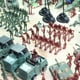 thumbnail image 1 of Soldado De Plástico De 307 Piezas, Figuras Del Ejército De 4cm, Juguete De Modelo De Escena De Arena Del Ejército, 1 of 2