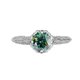 thumbnail image 3 of Anillos de Moissanita para Mujer 1 Uds Color D Claridad VVS1 Anillos de Compromiso de Diamante Rojo/verde/rosa Anillos de Boda de Moissanita de Plata Esterlina S925 con Certificado, 3 of 9