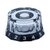 Bothyi - Perillas De Guitarra Perillas De Sombrero De Copa De Guitarra Eléctrica Duraderas Para Reemplazo De Bajo Negro