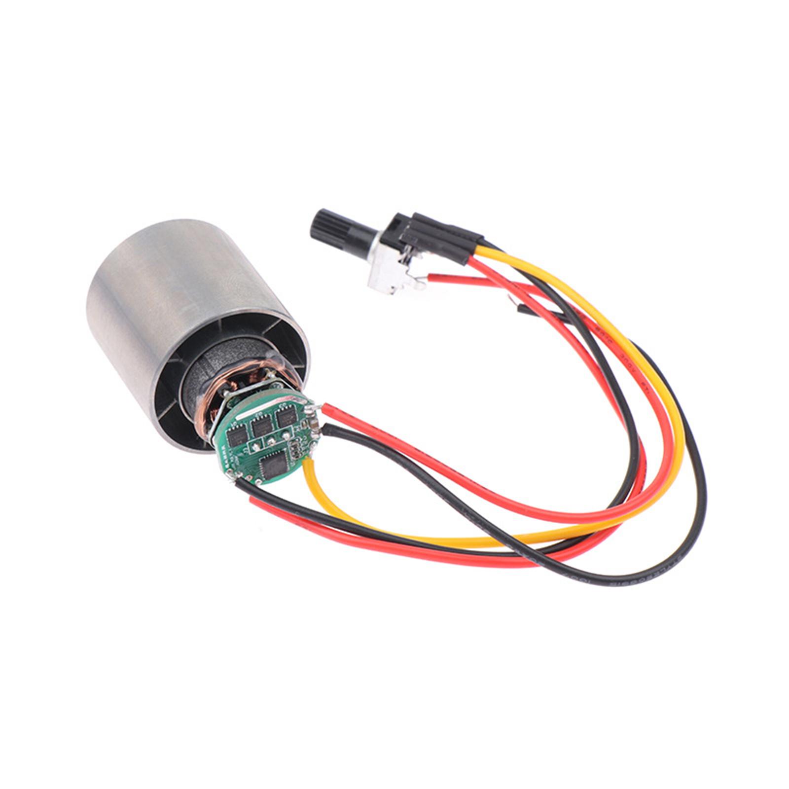 Ioensy - Ventilador De Conducto Sin Escobillas Robusto Procesamiento Cnc Multiusos Velocidad Continua Accesorios Cc 9 A 12 V