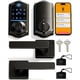 thumbnail image 1 of Cerradura inteligente Veise VE017-B con huella digital, 8 en 1, pestillo de seguridad sin llave, 1 of 9