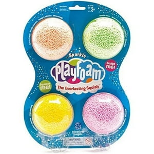 Learning Resources - Juguetes Sensoriales Playfoam Sparkle, Recursos De Aprendizaje, Paquete De 4