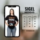 thumbnail image 5 of Polera Mujer Oversize Estampado Urban Negro Sigel Talla M, 5 of 5