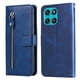 thumbnail image 4 of Funda tipo cartera para Motorola Moto G67 Power 5G con bolsillo con cremallera y ranuras para tarjetas – Función de soporte Azul, 4 of 5