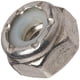 thumbnail image 1 of Tuercas de seguridad hexagonales con inserto de nailon, acero inoxidable 10/24, 1 of 1