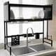 thumbnail image 2 of Escurridor Secaplatos Eoland Seca Loza 2 Niveles Acero Negro 65 Cm Rejilla Secador Platos Lavaplatos Organizador Cocina Metalico Alta Capacidad Secado Rápido, 2 of 7