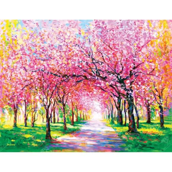 Kit de Arte con Diamantes DIAMOND ART CLUB Cerezo en Flor