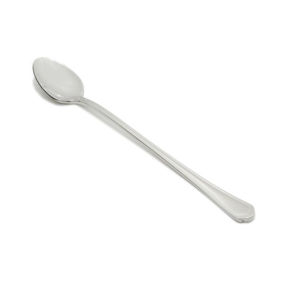 Fortessa Medici Cucharas de té helado de acero inoxidable 18/10, juego de 12