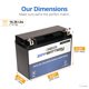thumbnail image 2 of Batería de coche ZIPPBATTERY Y50-N18L-A3 12V 21Ah AGM, 2 of 7