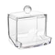 thumbnail image 1 of Caja de Almacenamiento de Bastoncillos de Algodón Acrílico, Transparente con Tapa, Portátil, Estuche Organizador , Contenedor Cosmético para M, 1 of 5