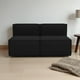 thumbnail image 3 of Sofa Madrid Dos Cuerpos Lino Negro, 3 of 3