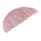 thumbnail image 1 of Alfombrilla De Suelo De Piel De Oveja De Lana Artificial Semiredonda Rosa, 1 of 5