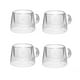 thumbnail image 2 of Set 4 Tazas expresso vidrio Coquinaria, 2 of 7