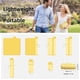thumbnail image 5 of Manta de pícnic ZAZE extra grande, 200 x 200 cm, impermeable, color amarillo, 5 of 6