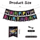 thumbnail image 4 of Banner de fiesta HZYYJCK con tema de feliz cumpleaños de los 80, 4 of 7