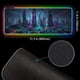 thumbnail image 5 of Tapete para mouse gamer ZEFIXON Cyberpunk Circuit RGB 31.5 x 11.8 in, 5 of 6