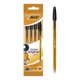 thumbnail image 1 of Bolígrafo BIC Cristal Fine negro - paquete de 4 unidades, 1 of 4