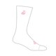 thumbnail image 1 of Calcetin Tilki Comfort Blanco/Rosa Pack X3 Tenis Padel, 1 of 3
