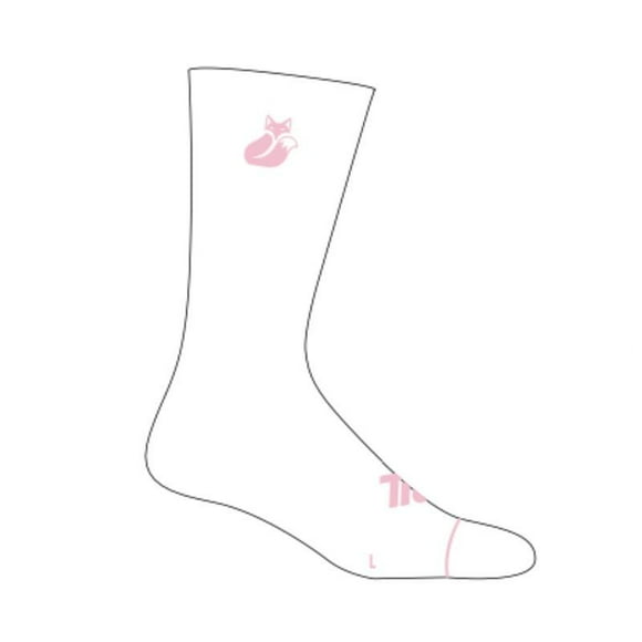 Calcetin Tilki Comfort Blanco/Rosa Pack X3 Tenis Padel