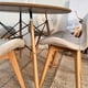 thumbnail image 3 of Comedor Mesa Shanna 100cm + 4 Sillones Rubik Beige Velvet, 3 of 5