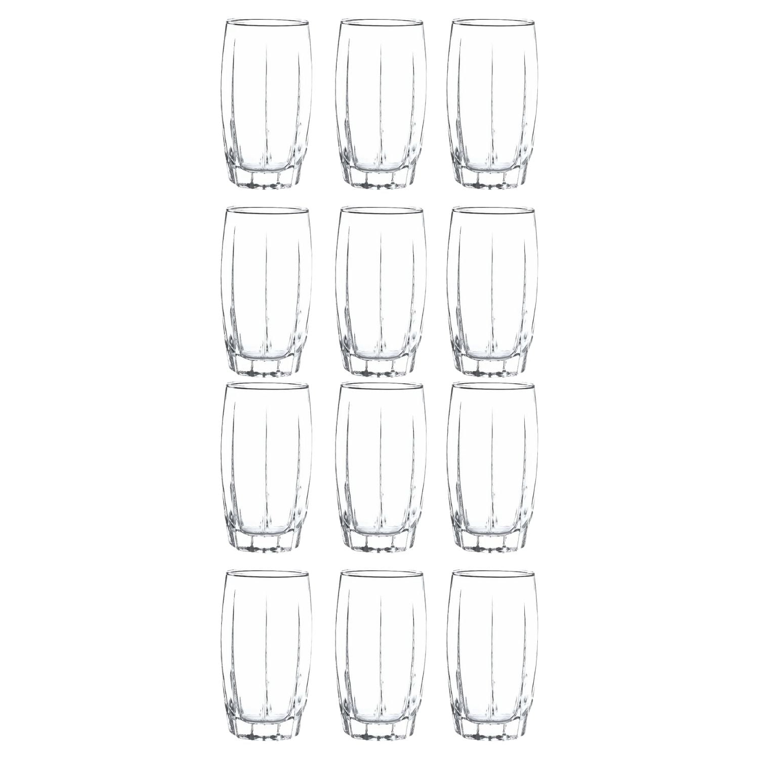 Set 12 Vasos Amadeus Bebidas 374ml Menaje Cocina Cristar