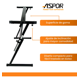 thumbnail image 3 of Atril Fijo Soporte Para Teclado  Tipo Z Ajustable 81cm, 3 of 9