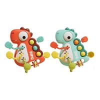 Genérico - Set 2 Mordedor Forma Dinosaurio Denticion Sensorial Bebe Lau