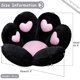 thumbnail image 4 of Cojín DOBUONO Cat Paw para silla de oficina de felpa de 840 ml, color negro, 4 of 6