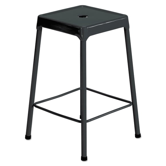 Banco Safco 6605BL de Acero 25cm Negro