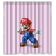 thumbnail image 1 of Adorable cortina de ducha con imagen de dibujos animados de Super Mario, juego de cortina de baño con ganchos, tamaño 66 x 72 pulgadas, 1 of 3