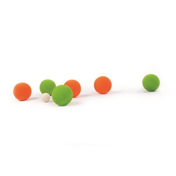 Juego de bochas 360 Athletics para principiantes, 6 bolas y 1 pallino