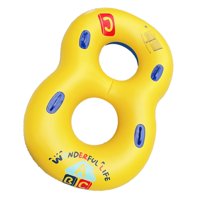 Bothyi - Anillo Doble De 8 Palabras Para Niños Y Adultos, Tubo De Anillo De Natación Para Piscina, Arena