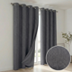 thumbnail image 1 of Cortina 90% Blackout 2 Paños 220x140 Home Strike - Gris Oscuro, 1 of 3