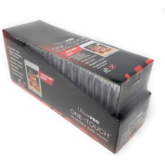 Funda con tarjetero Ultra Pro ONE-TOUCH, 35 puntos, caja de 25 unidades