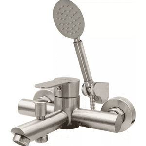 Llave Monomando Tina Ducha Modern Inox Taumm 010300607