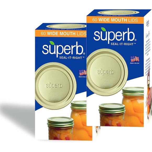 Tapas de sellado para conservas de 8 cm – Pack de 120 – Superb Sealing Solutions