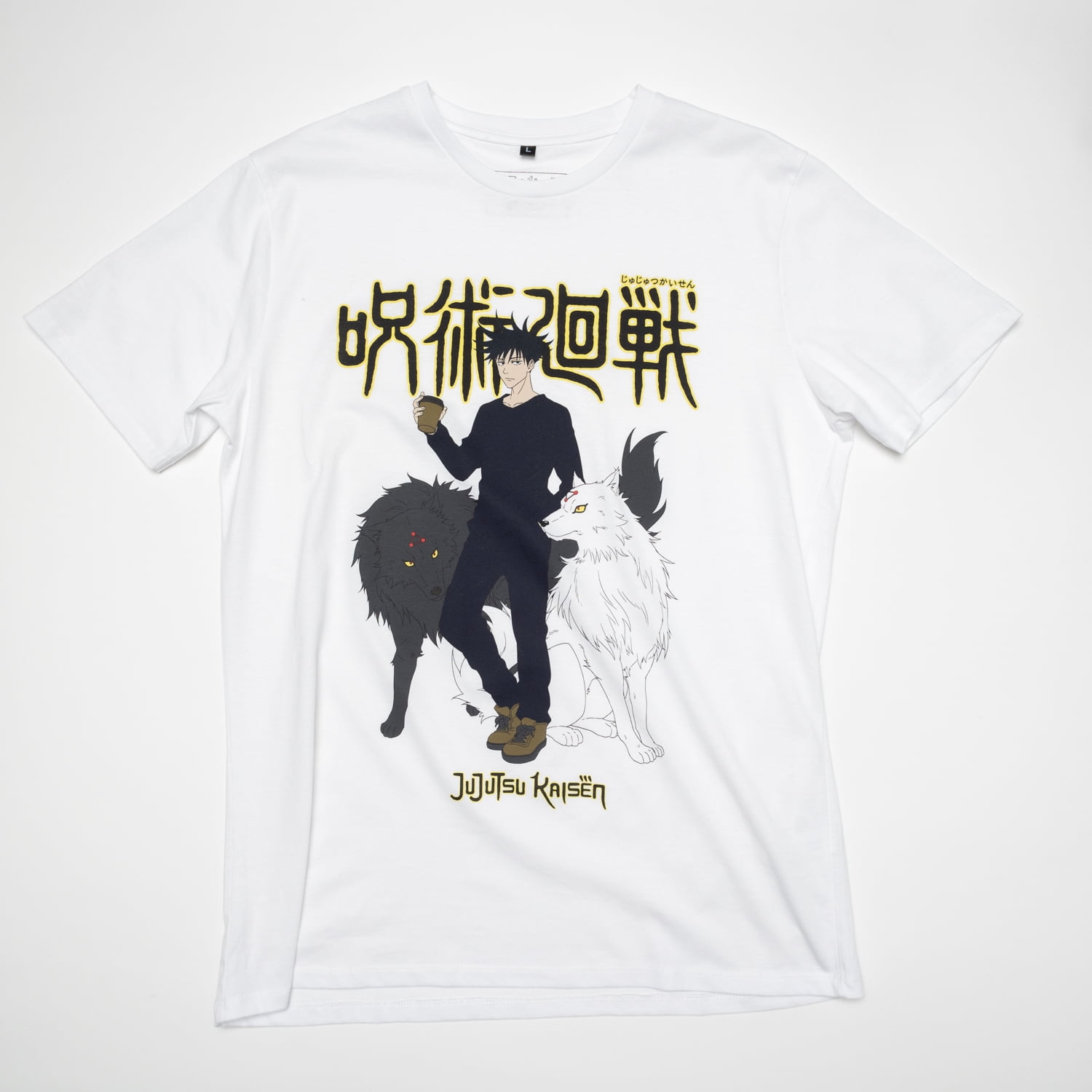 Polera Hombre You Jujutsu Kaisen Wolf Blanco