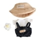 thumbnail image 3 of Ropa Para Muñecas De Peluche, Camiseta Para Vestir Muñecas, Pantalones Con Sombrero Y Flores, Traje Para Muñecas, Camiseta Blanca, 3 of 3