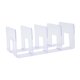 thumbnail image 3 of Sujetalibros De Acrílico, Soporte Para Libros Que Ahorra Espacio, Para Encimera, Estantería, Sala De Estudio, Transparente, 3 of 5