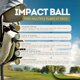 thumbnail image 2 of Pelota de impacto para golf CHAPTER 29, entrenadora pequeña azul y naranja, 2 of 6