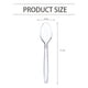 thumbnail image 3 of 100 Cucharas Plasticas Cuchara Postre Cuchara Mini Cucharas Transparentes, 3 of 10