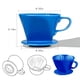 thumbnail image 3 of Filtro de café de cerámica para pour over NBYHZLS, azul, 3 of 7
