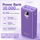 thumbnail image 3 of MASTER G POWERBANK 30.000 MAH 22.5W MORADO, 3 of 5
