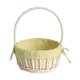 thumbnail image 2 of Cesta Tejida De Mimbre Cesta De Arreglo Floral Premium Natural Para Boda Amarillo, 2 of 5