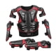 thumbnail image 2 of Traje de Protección de Motocicleta para Niños con Coderas, Rodilleras, Equipo de de Cross, Conjunto de Protección de Conducción para Deportes Al Rojo, 2 of 5