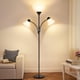 thumbnail image 1 of Lámpara de pie Coucrek, 183 cm, regulable, 3 luces, color negro, 1 of 3