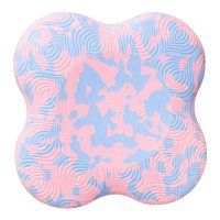 Magideal - Yoga Antideslizante Espesar Espuma Pilates Soporte Para Arrodillarse Ligero Almohadilla Para Arrodillarse Cojín Para Cabeza Muñeca Fitness Rosado Azul