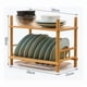 thumbnail image 2 of Escurridor De Platos Bambú 2 Niveles Organizador Cocina, 2 of 5