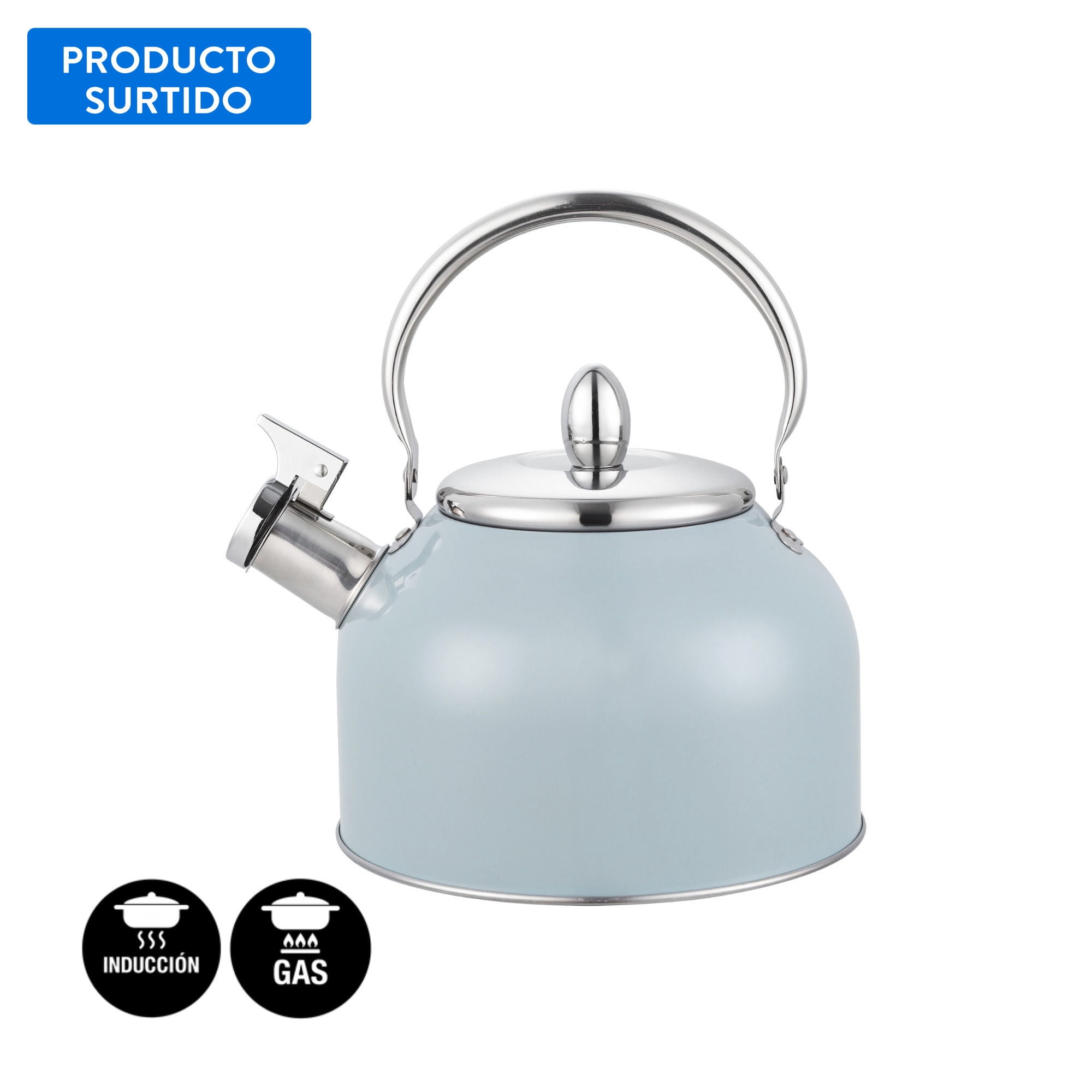 てっちゃん 2-1 Tetera Vintage 2.5 Litros Acero inoxidable, 1 Un | Lider