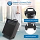 thumbnail image 3 of Sistema PA inalámbrico portátil Pyle, 400 W, compatible con Bluetooth, batería recargable, funciona con batería exterior, altavoz estéreo con asa, ruedas 1/4 a AUX, cable RCA (PWMA230BT), 3 of 7